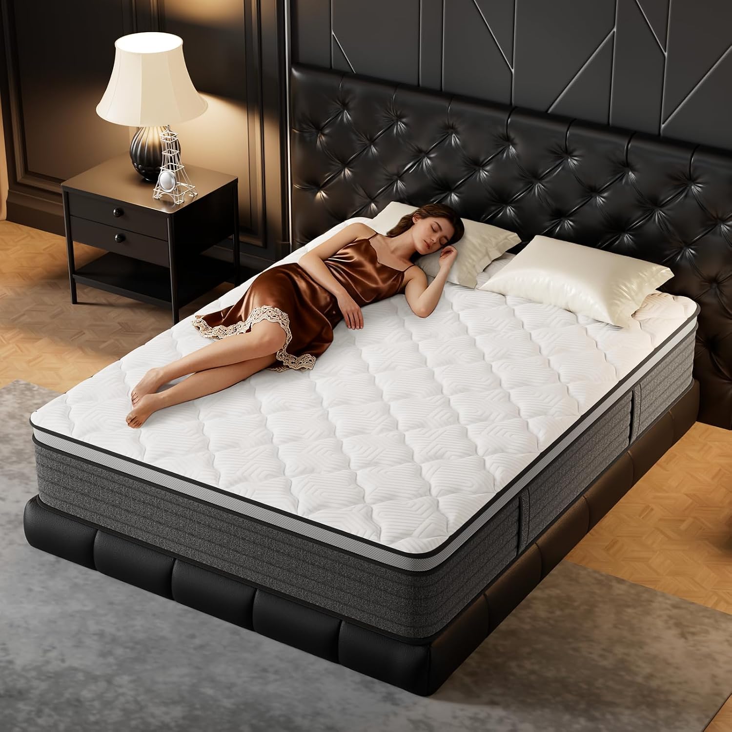 Memory Foam Mattress In A Box Queen - Queen Mattress 12 Inch Hybrid Queen