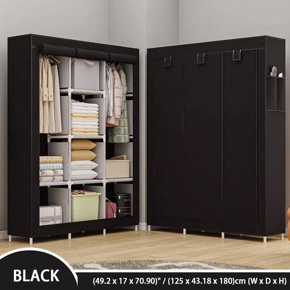 Wardrobe Closet Portable Fabric Cover - 71 Inch Portable Closet Wardrobe Modern