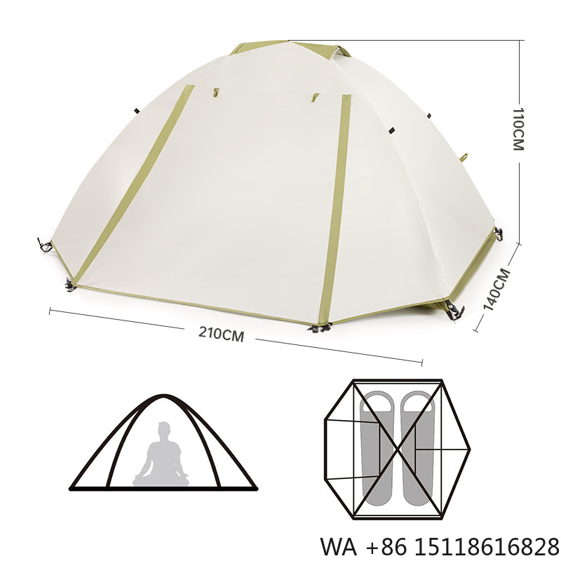 Outdoor Furniture - Hiking Mountaineering Trekking Camping Tent Double-Layer
