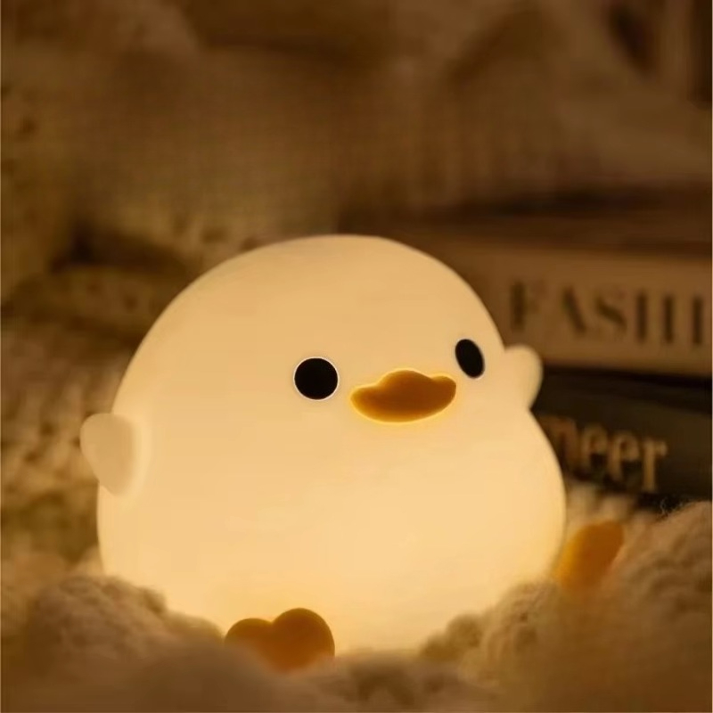 Cute Duck Cartoon Animals Sili - огляд і ціна Floating Nightstand With Led Light