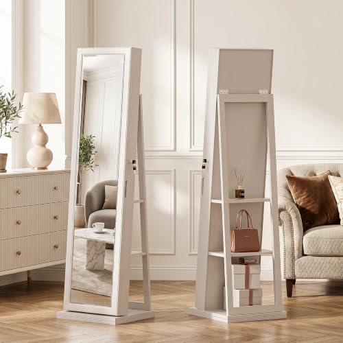 4-In-1 Jewelry Cabinet Jewelry - огляд і ціна Full Length Mirror Jewelry Armoire