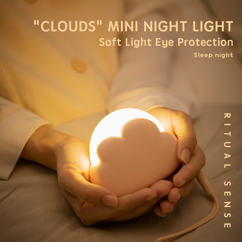 Cloud Night Light Mini USB Wir - огляд і ціна Floating Nightstand With Led Light