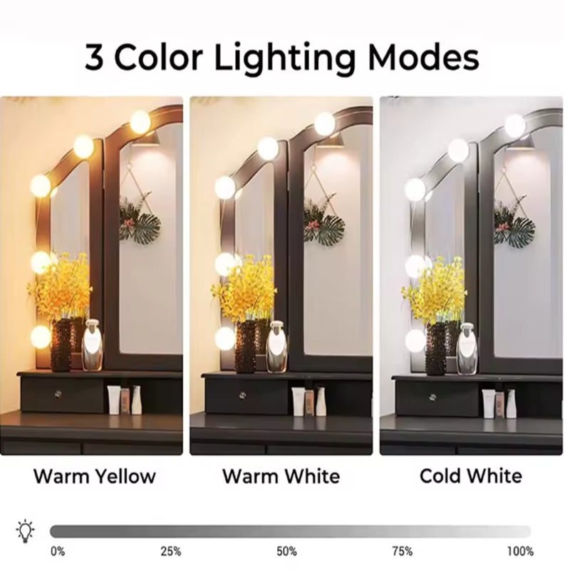 Hollywood Makeup Vanity Lamp D - огляд і ціна Dressing Table Vanity With Lighted Mirror