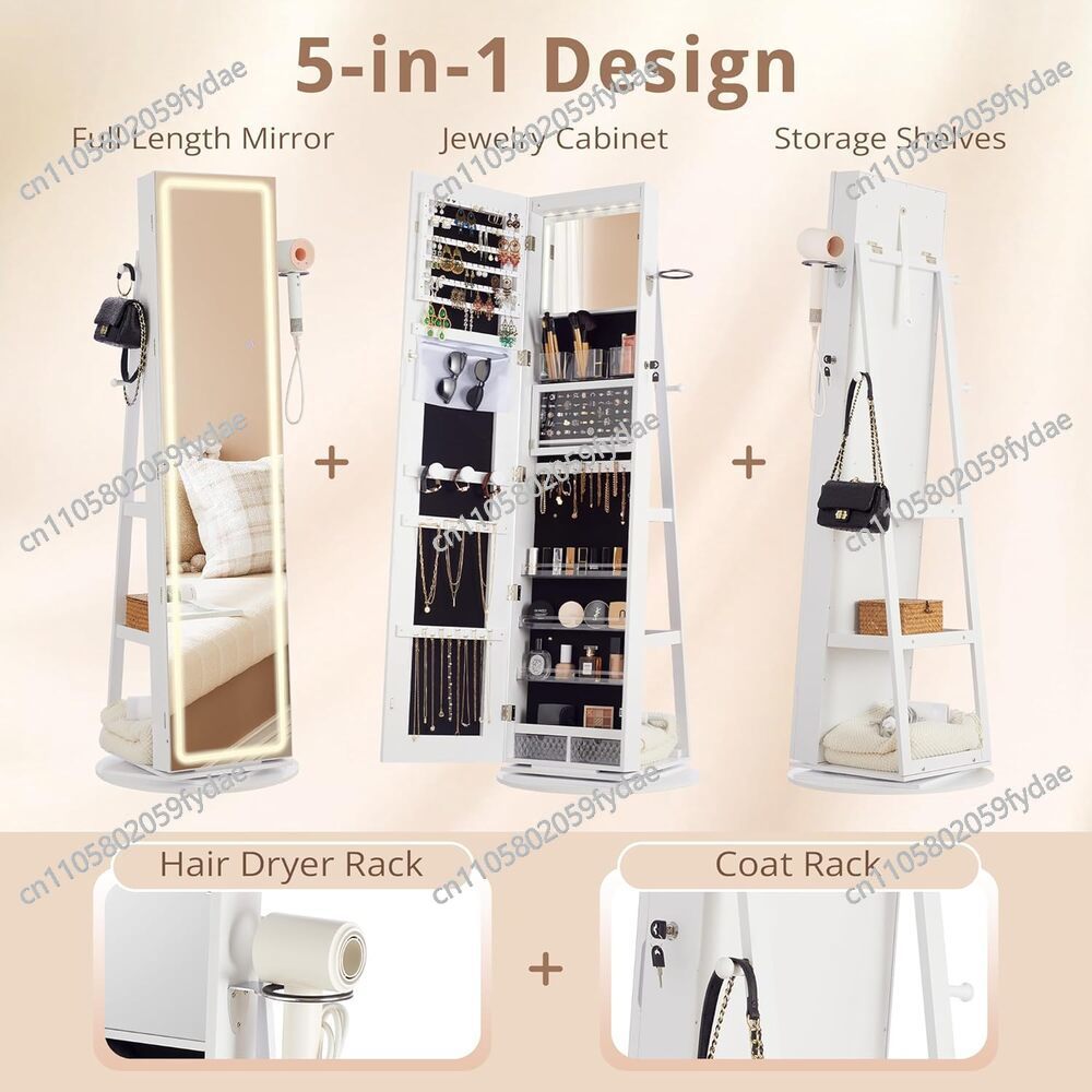 Mirror Jewelry Cabinet Standin - огляд і ціна Full Length Mirror Jewelry Armoire