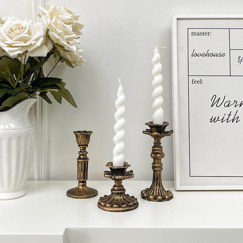 Vintage Bronze Candlestick Fig - огляд і ціна Tables