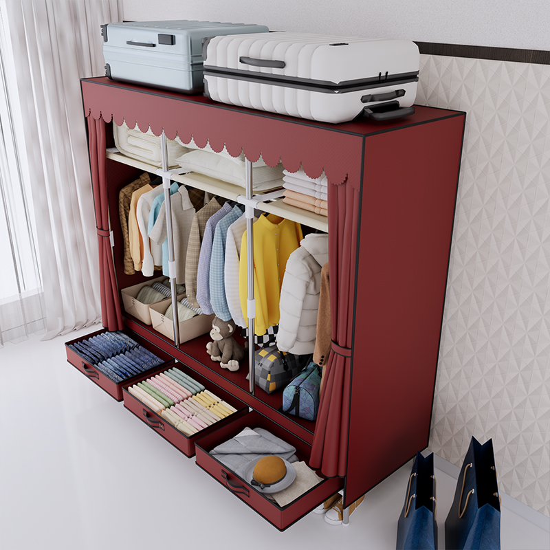Portable Wardrobe clothes Clos - огляд і ціна Wardrobe Closet Portable Fabric Cover