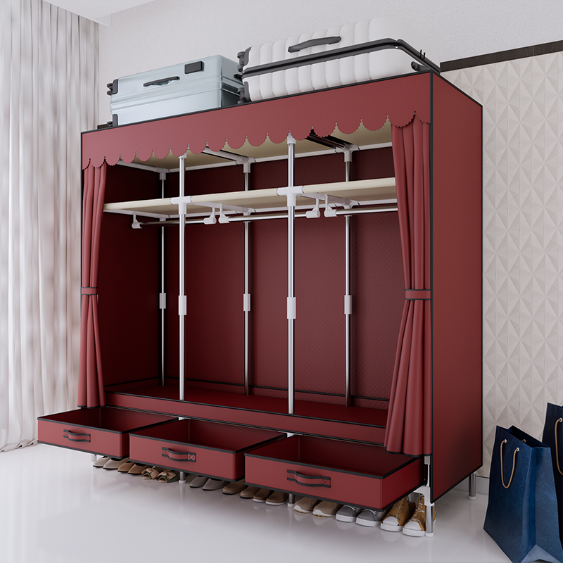 Portable Wardrobe clothes Clos - огляд і ціна Wardrobe Closet Portable Fabric Cover