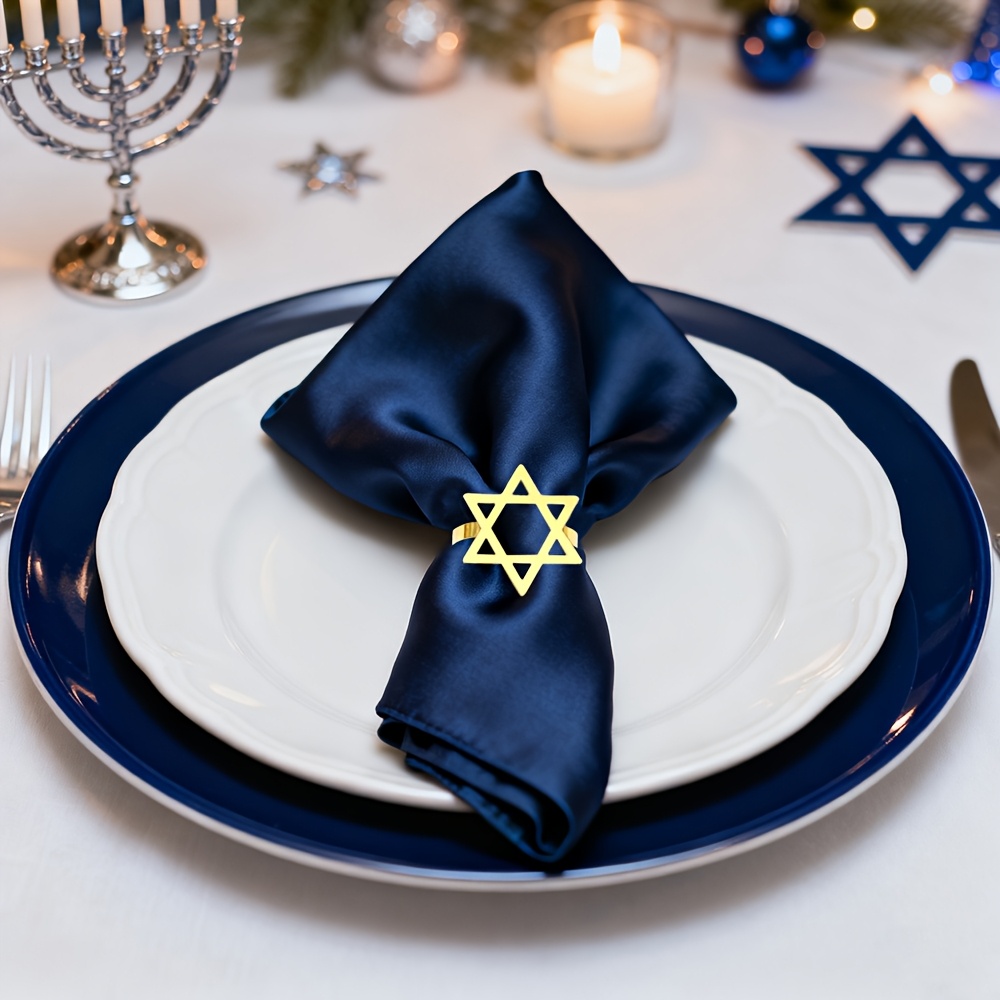 6Pcs Hanukkah Menorah Napkin R - огляд і ціна Tables