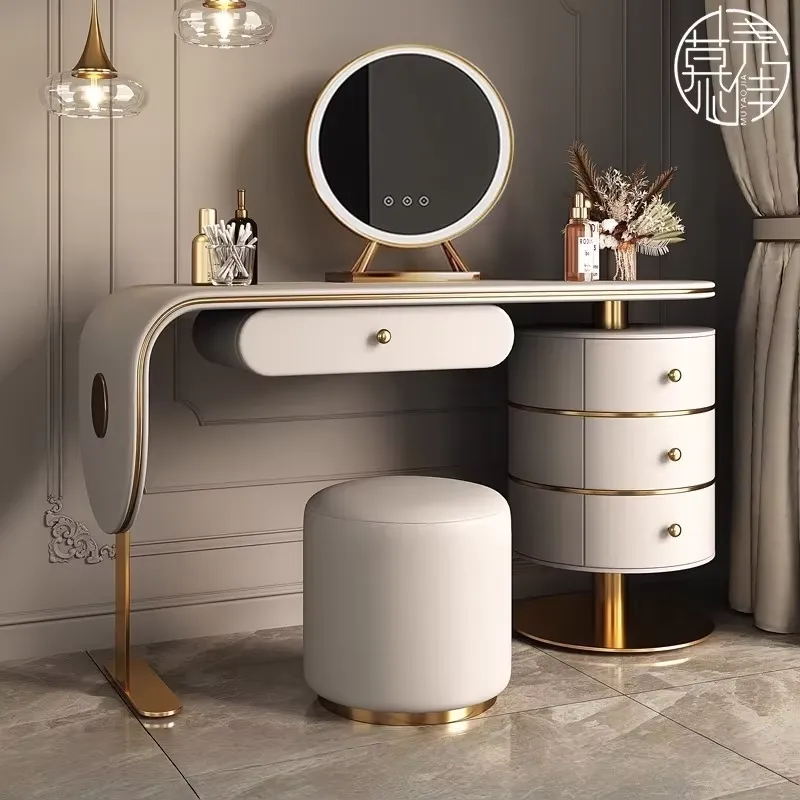 Custom High Quality Wooden Dre - огляд і ціна Dressing Table Vanity With Lighted Mirror