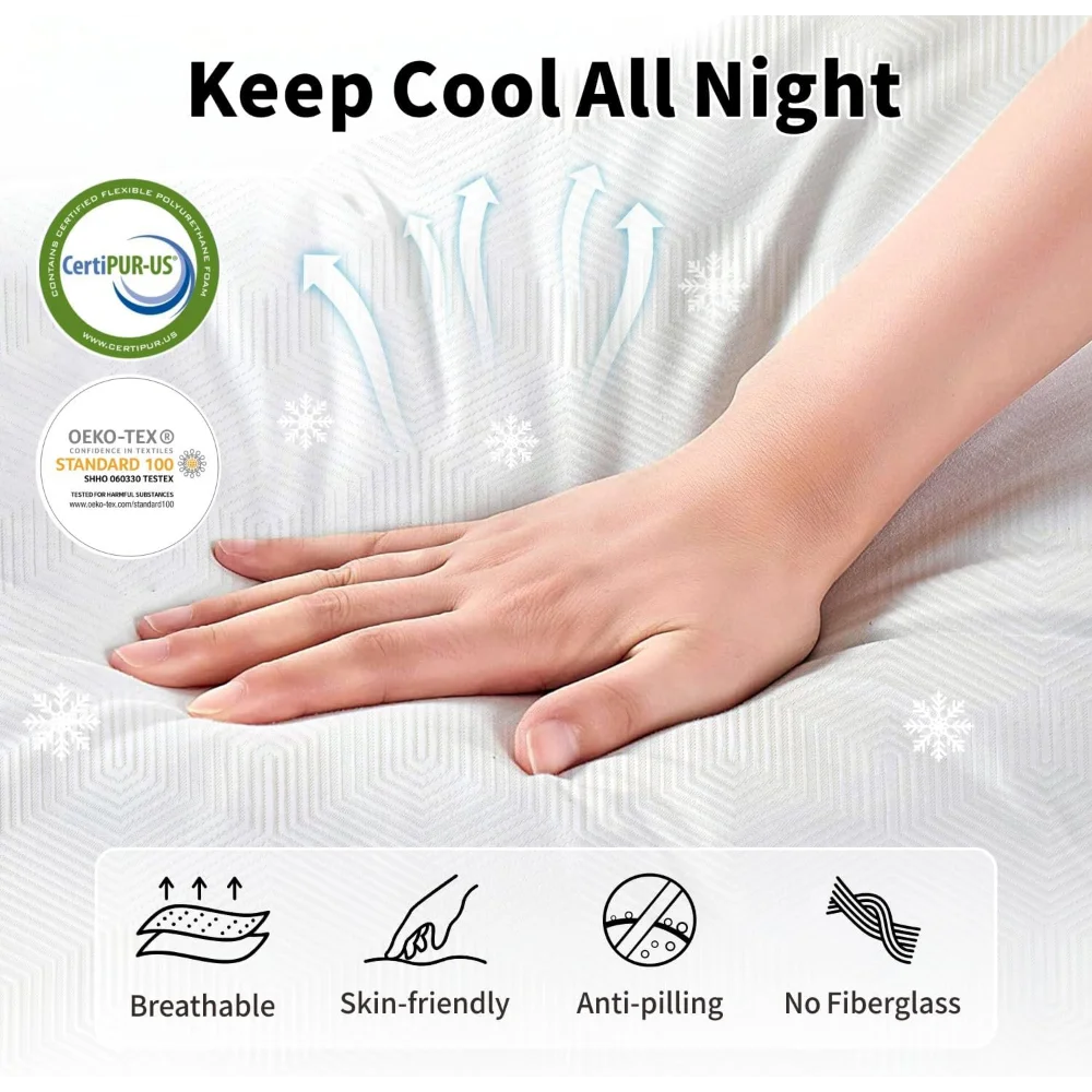 Hybrid Mattresses in a Box Coo - огляд і ціна Memory Foam Mattress In A Box Queen