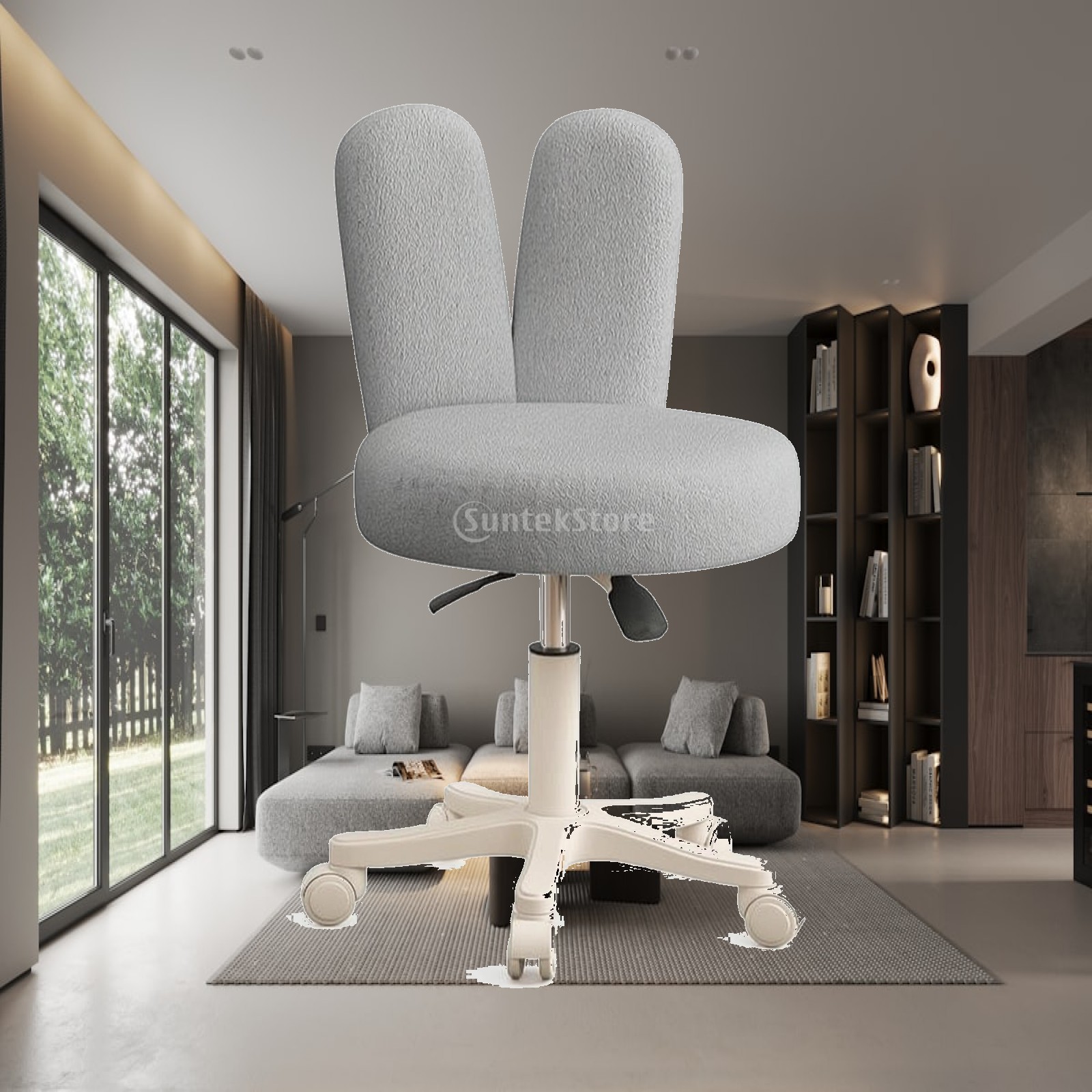 Rolling Stool with Backrest He - огляд і ціна Chairs
