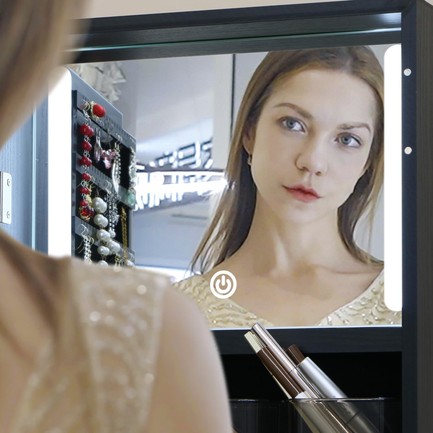 Full Length Standing Jewelry C - огляд і ціна Full Length Mirror Jewelry Armoire
