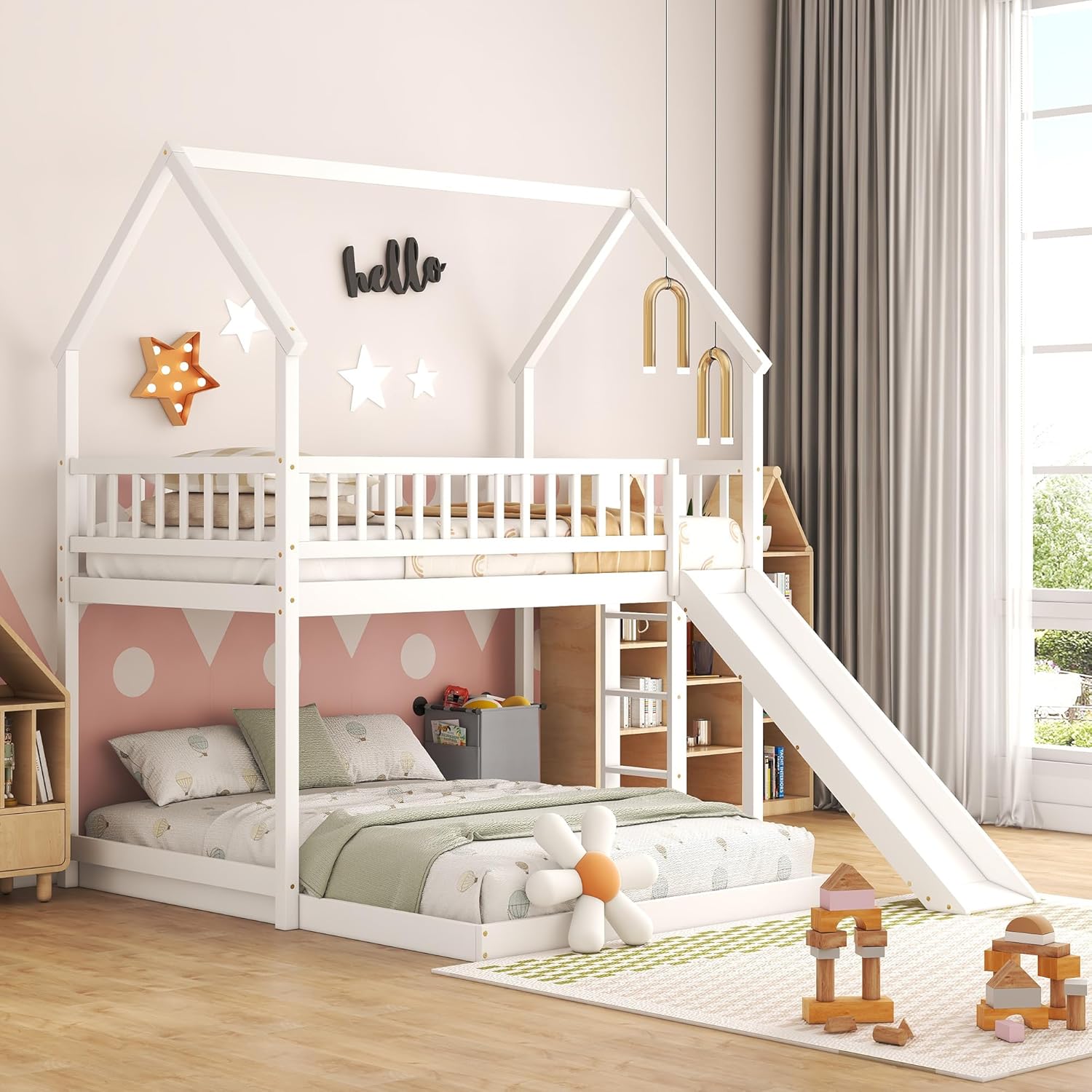 House Bunk Bed with Stairs and - огляд і ціна Bunk Bed With Stairs And Slide