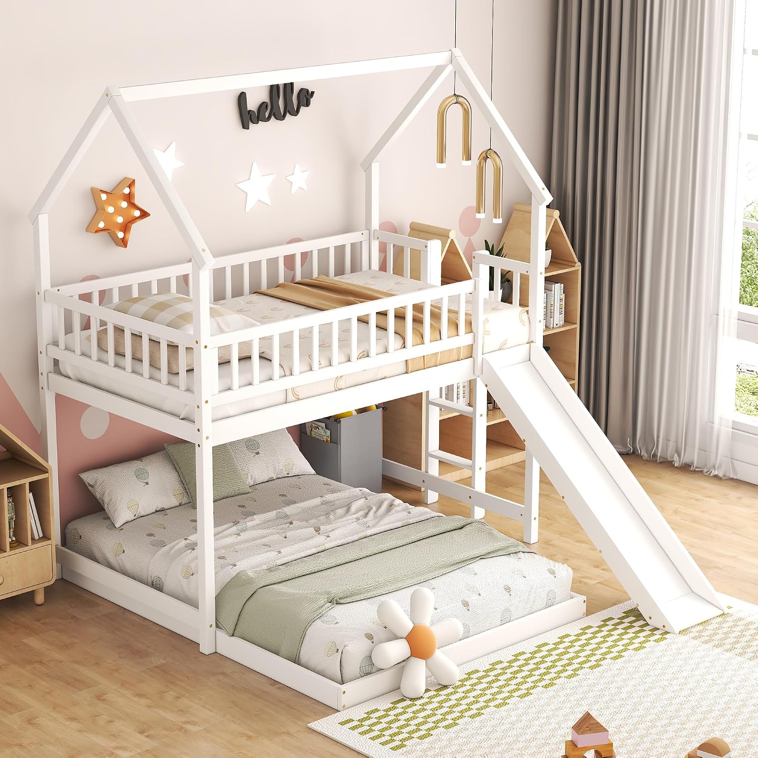 House Bunk Bed with Stairs and - огляд і ціна Bunk Bed With Stairs And Slide