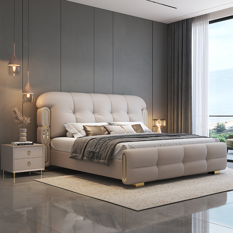 Modern Luxury Wooden Bedroom F - огляд і ціна King Size Bed Frame With Storage Drawers