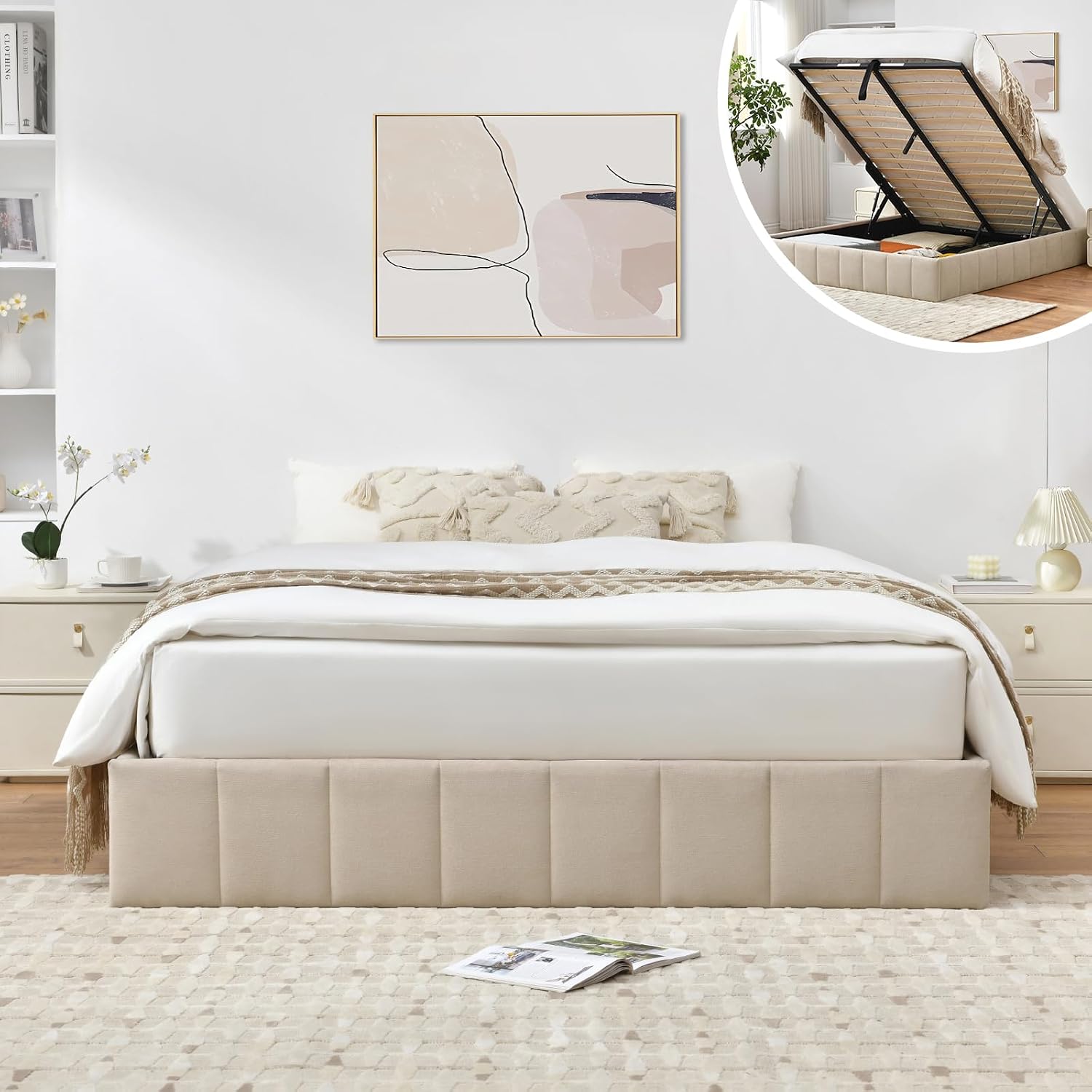 Full Size Lift Up Storage Bed  - огляд і ціна Gas Lift Storage Bed Hydraulic
