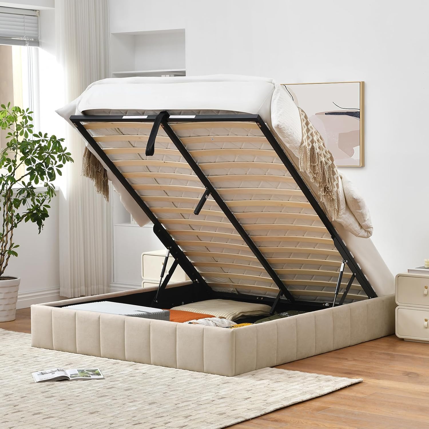Full Size Lift Up Storage Bed  - огляд і ціна Gas Lift Storage Bed Hydraulic
