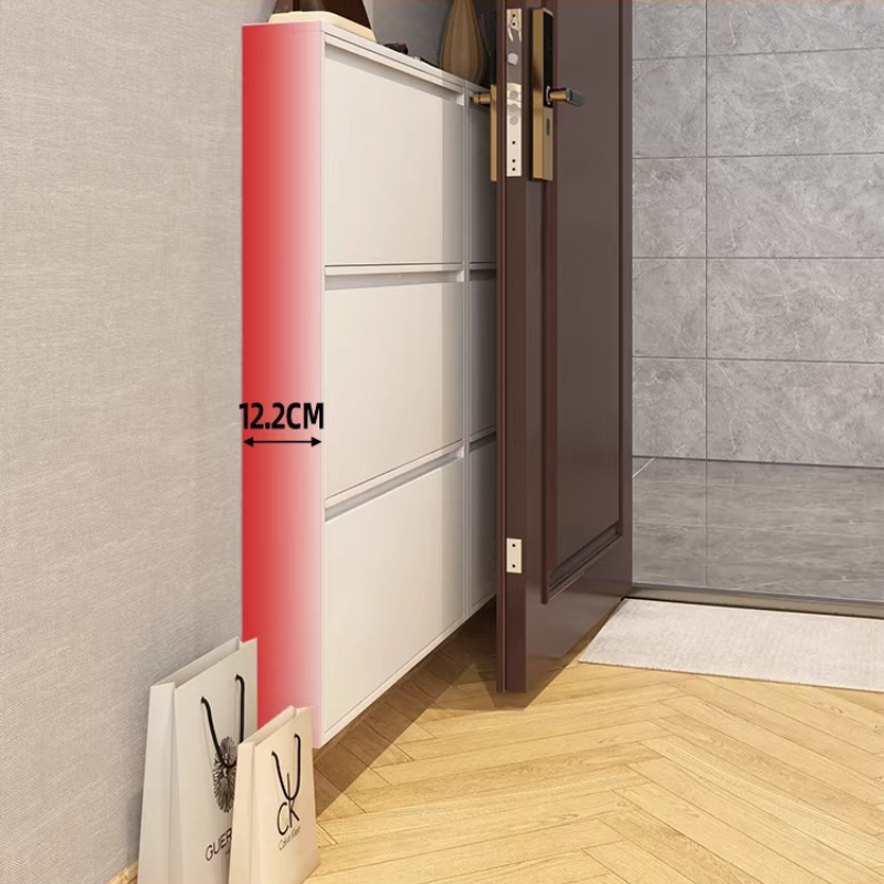 Modern Slim Shoe Cabinet, Larg - огляд і ціна Shoe Rack Cabinet Narrow Entryway