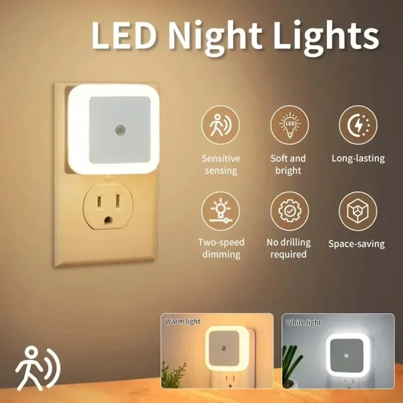 1/6PCS Wireless LED Night Ligh - огляд і ціна Floating Nightstand With Led Light