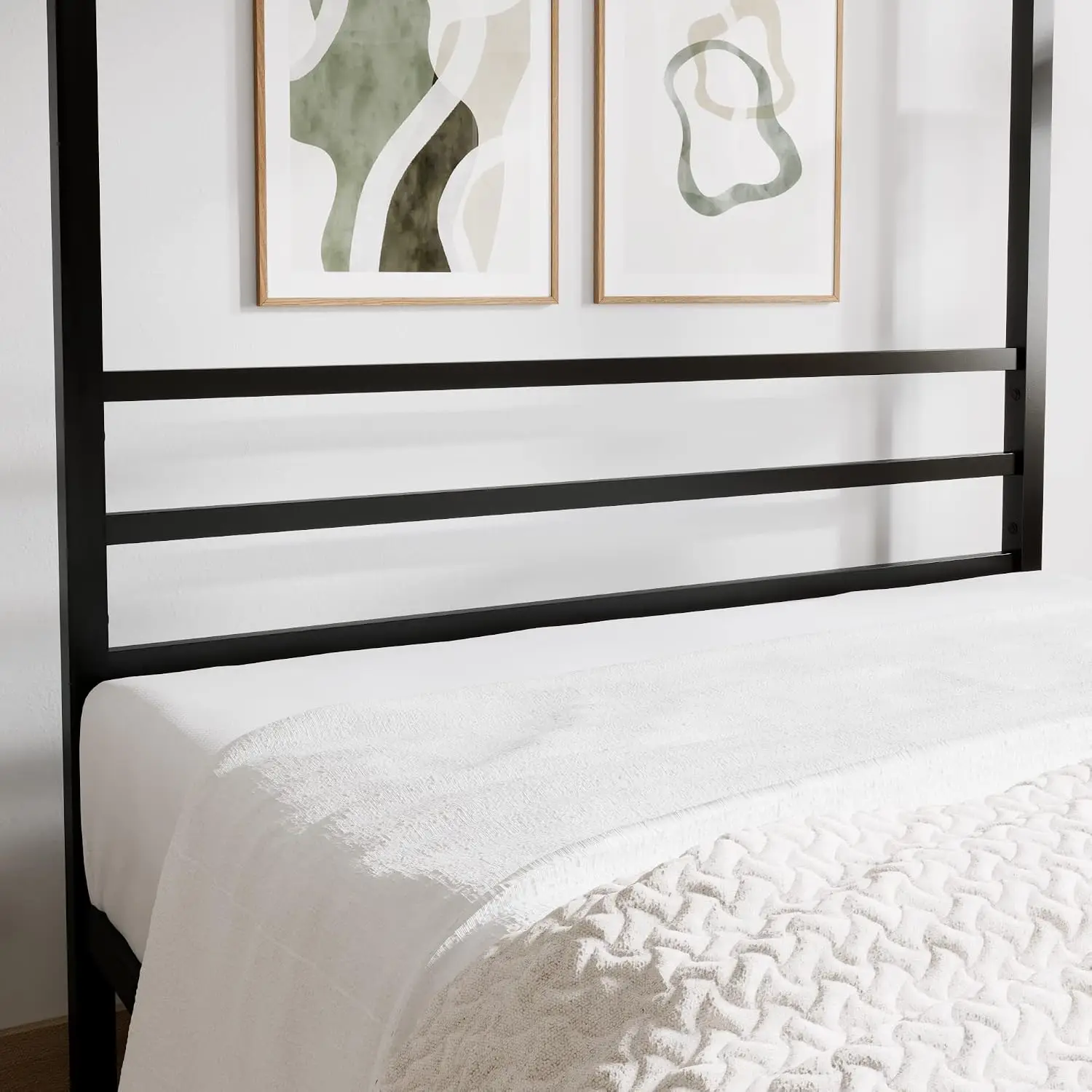 Queen Size Metal Canopy Bed Fr - огляд і ціна Canopy Bed Frame Metal Queen