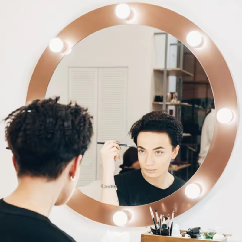 USB LED Hollywood Vanity Lamp  - огляд і ціна Dressing Table Vanity With Lighted Mirror