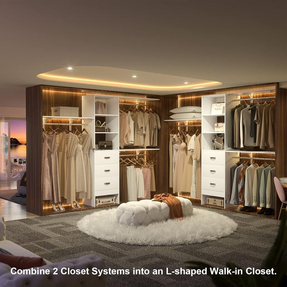 8T Closet System, 96'' Closet  - огляд і ціна Bedroom Furniture
