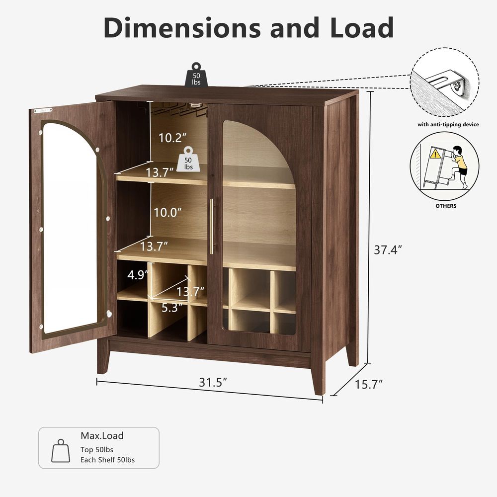 Tall Storage Cabinet Fluted Pa - огляд і ціна Storage