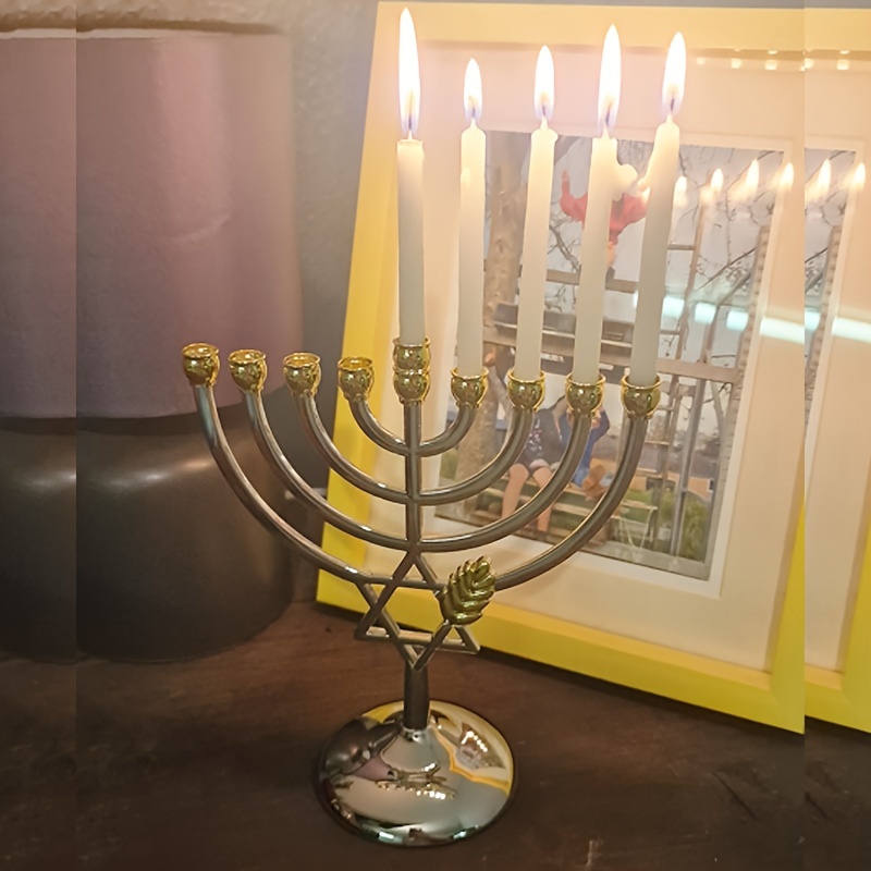 Hanukkah Menorah 9 Branch Cand - огляд і ціна Tables