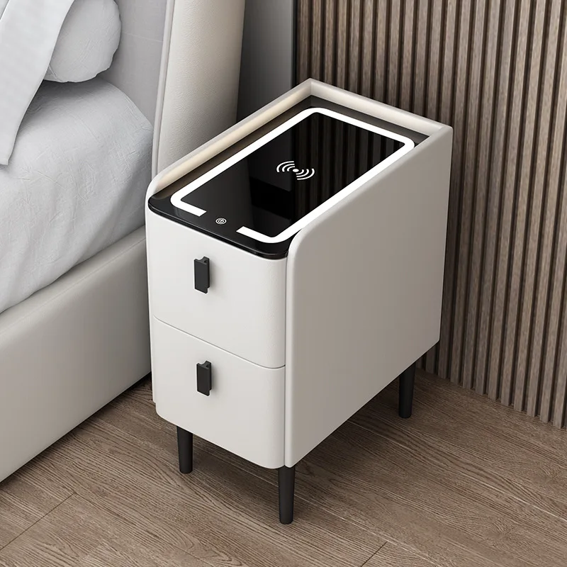 Nordic Style Wooded Bedside Ta - огляд і ціна Solid Wood Nightstand 2 Drawers