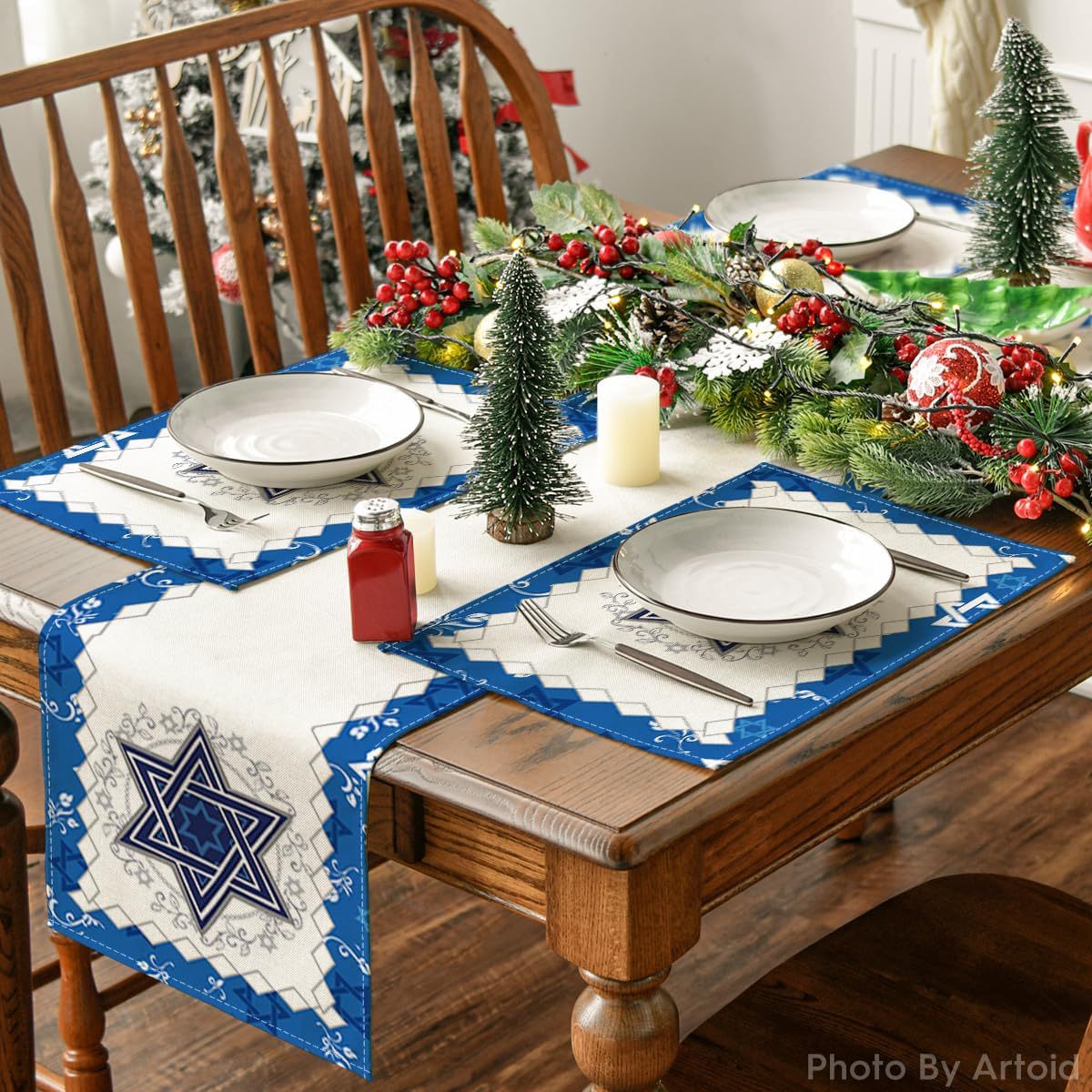 8Pcs Jewish Holiday Placemat S - огляд і ціна Tables