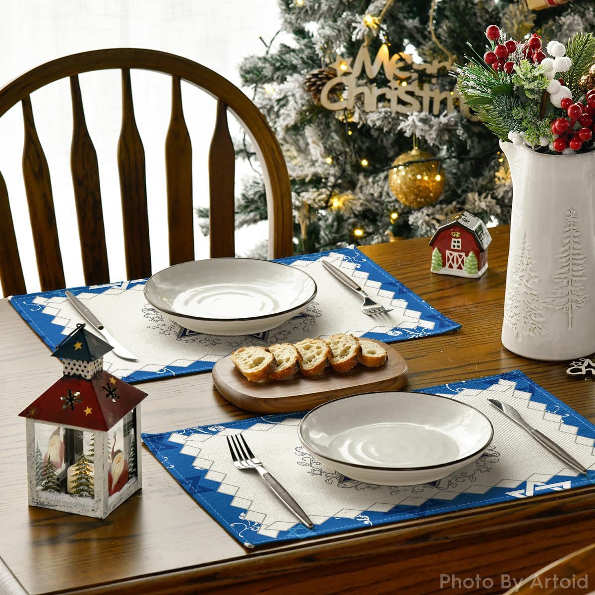 8Pcs Jewish Holiday Placemat S - огляд і ціна Tables