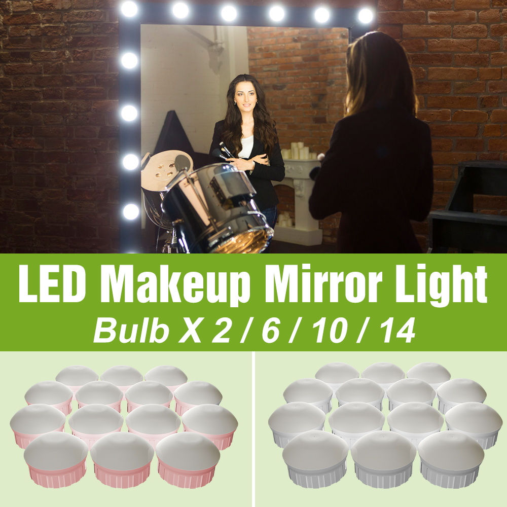 LED Makeup Mirror Light Bulb 5 - огляд і ціна Dressing Table Vanity With Lighted Mirror