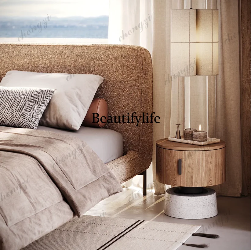 C178Round solid wood bedside t - огляд і ціна Tables