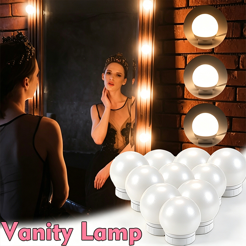 10 LED Vanity Mirror Light Bul - огляд і ціна Dressing Table Vanity With Lighted Mirror