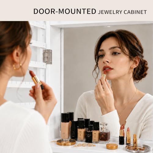 Lockable Jewelry Cabinet Organ - огляд і ціна Full Length Mirror Jewelry Armoire