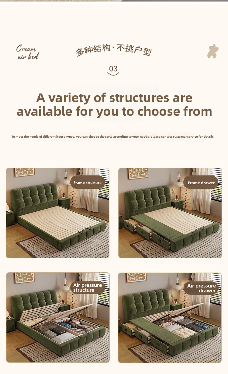 ^Premium Textured Chenille Uph - огляд і ціна Gas Lift Storage Bed Hydraulic