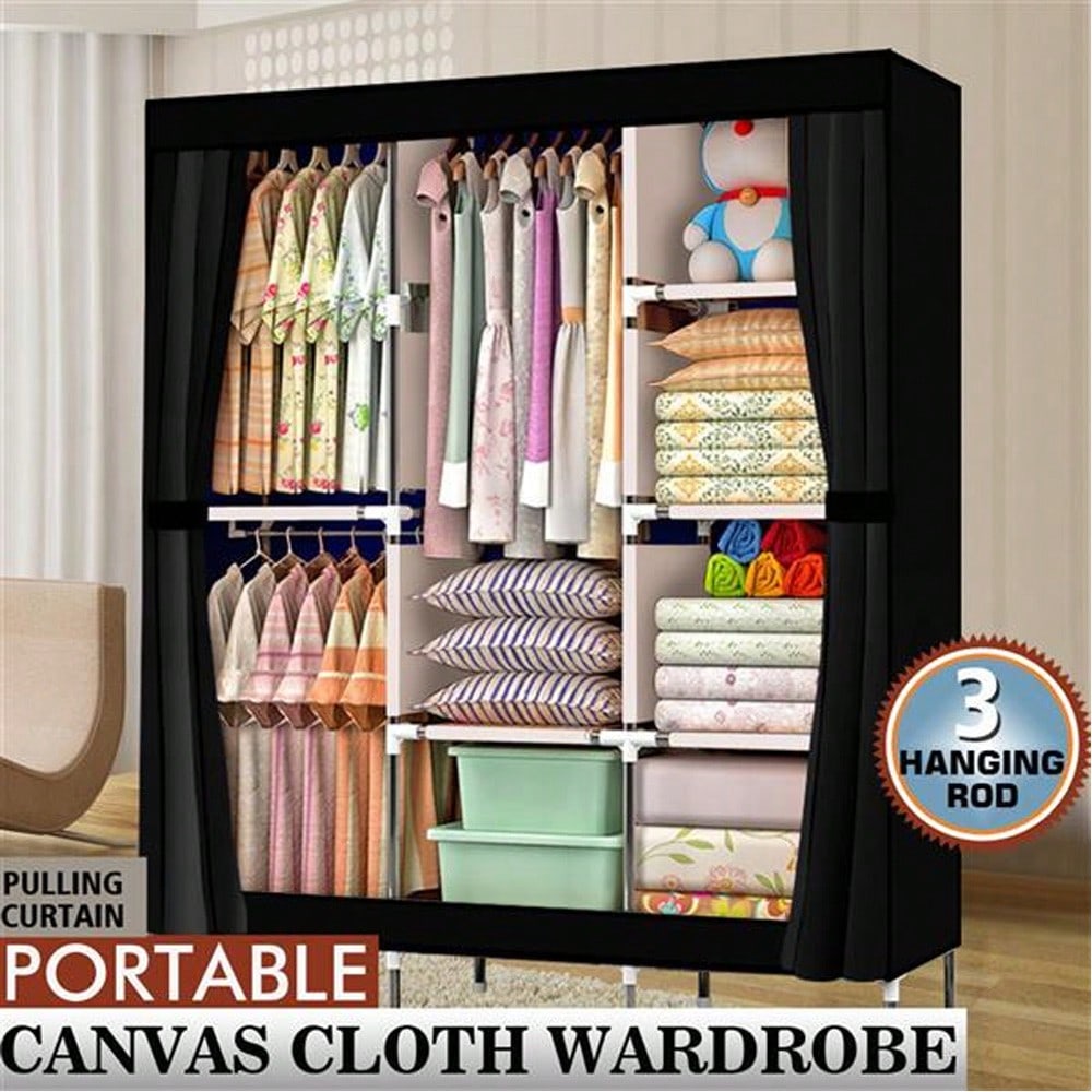 71 Inch Portable Closet Wardro - огляд і ціна Wardrobe Closet Portable Fabric Cover