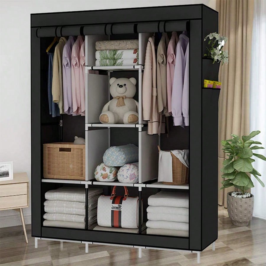 71 Inch Portable Closet Wardro - огляд і ціна Wardrobe Closet Portable Fabric Cover