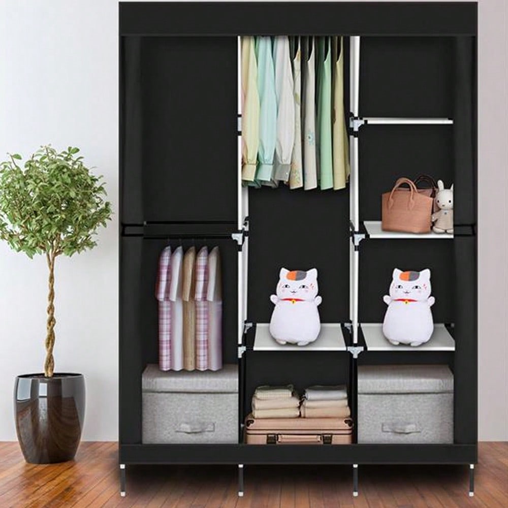 71 Inch Portable Closet Wardro - огляд і ціна Wardrobe Closet Portable Fabric Cover