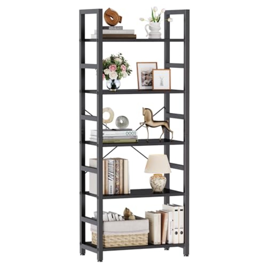 5-Tier Bookshelf, Modern Tall  - огляд і ціна Storage