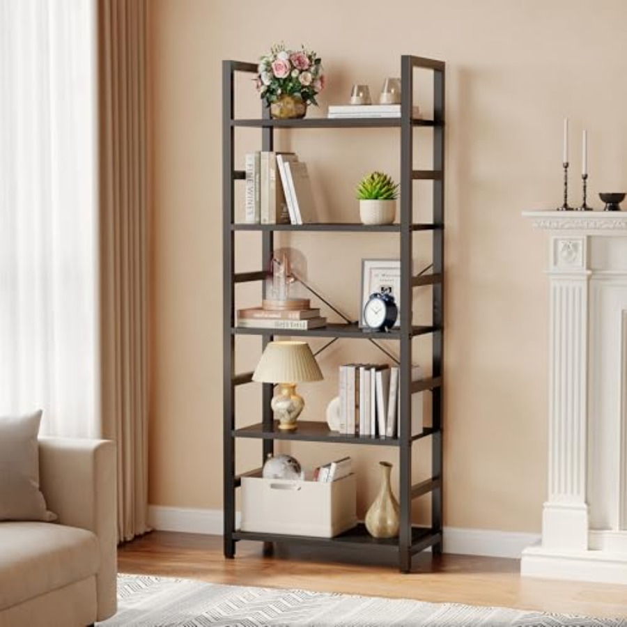 5-Tier Bookshelf, Modern Tall  - огляд і ціна Storage