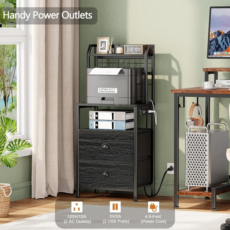 40'' Tall Nightstand With Char - огляд і ціна Solid Wood Nightstand 2 Drawers