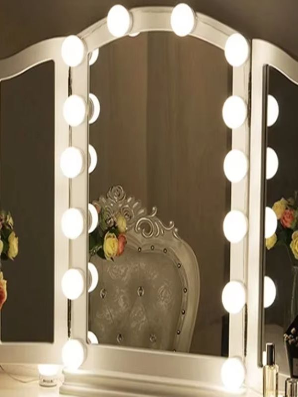 New Makeup Mirror Light Bulbs  - огляд і ціна Dressing Table Vanity With Lighted Mirror