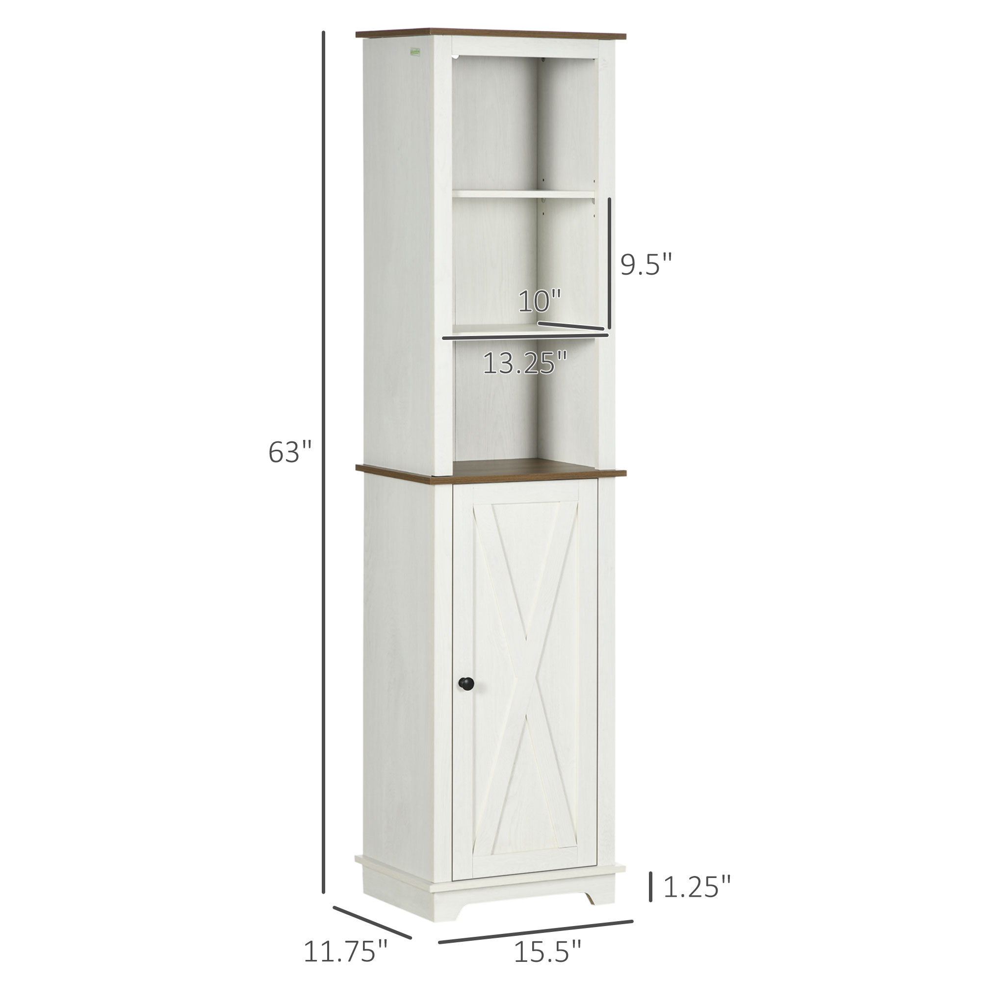 Farmhouse Bathroom Cabinet, Ta - огляд і ціна Storage