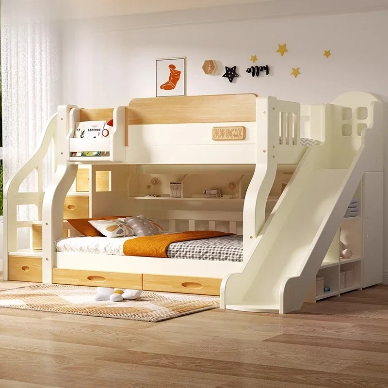 Loft Double Bed With Stairs Fr - огляд і ціна King Size Bed Frame With Storage Drawers