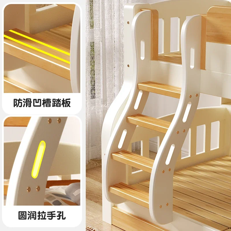 Loft Double Bed With Stairs Fr - огляд і ціна King Size Bed Frame With Storage Drawers