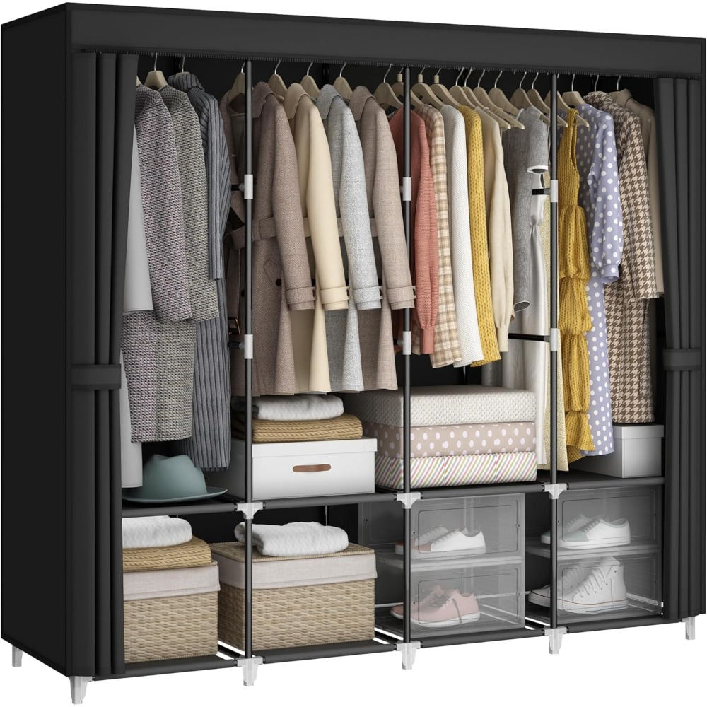 US Shipping Portable Closet Wa - огляд і ціна Wardrobe Closet Portable Fabric Cover