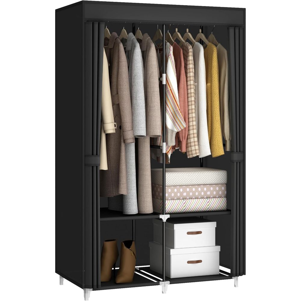 Portable Closet Wardrobe for S - огляд і ціна Wardrobe Closet Portable Fabric Cover