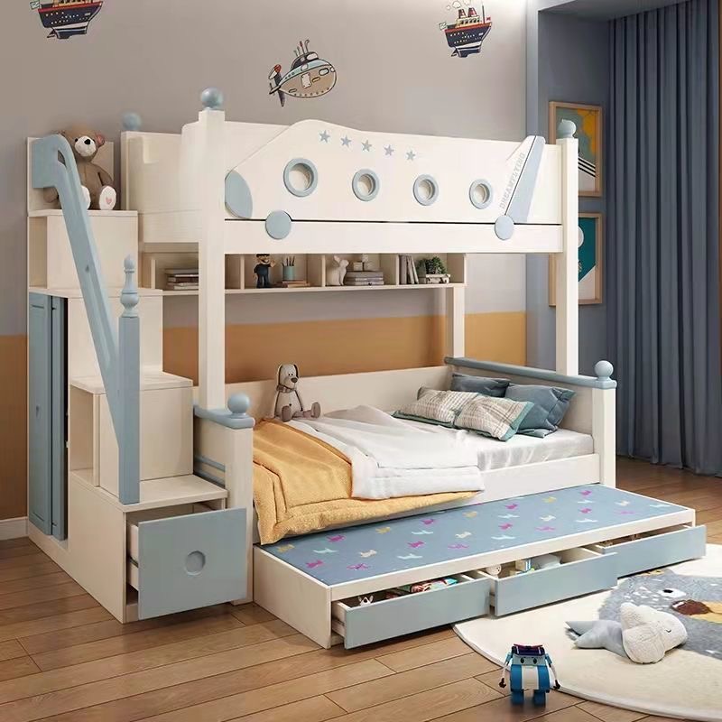 High Quality Wooden Princess S - огляд і ціна Bunk Bed With Stairs And Slide