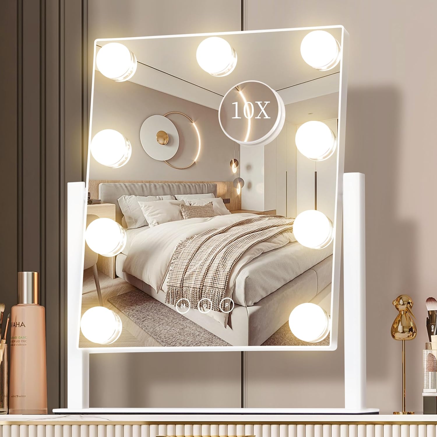 Vanity Mirror Lights Hollywood - огляд і ціна Dressing Table Vanity With Lighted Mirror
